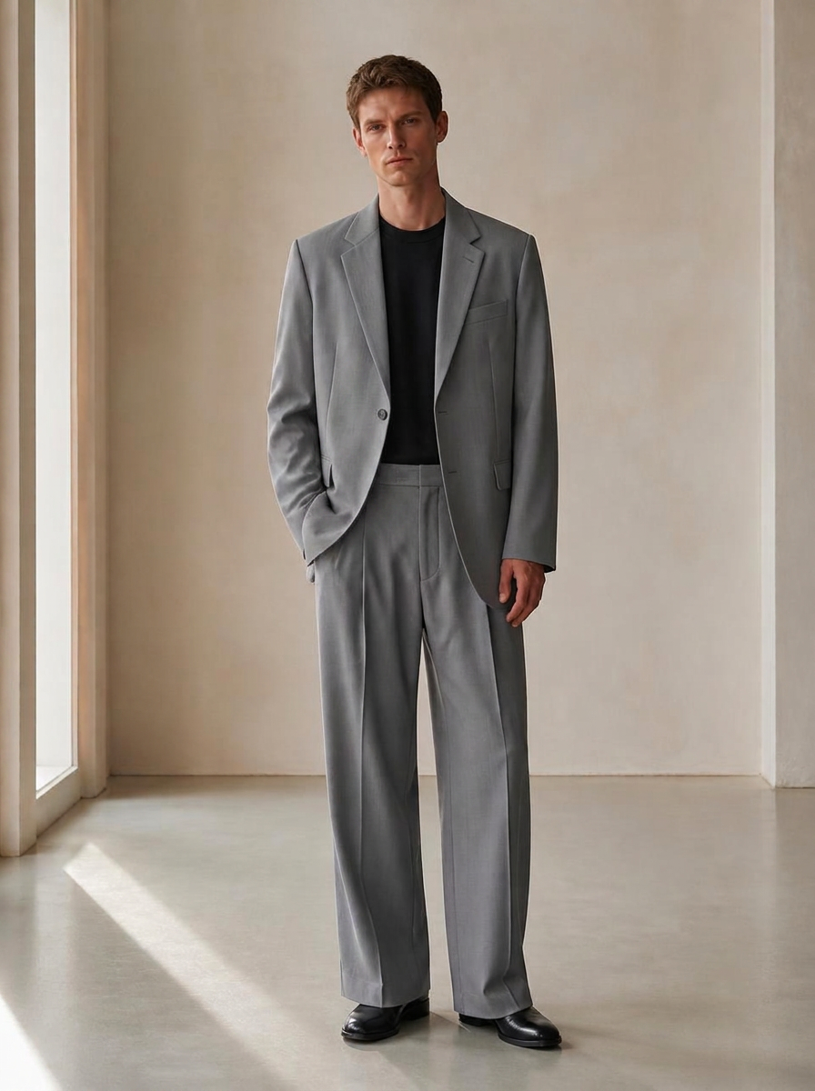 UNSTRCT suit in Light Grey