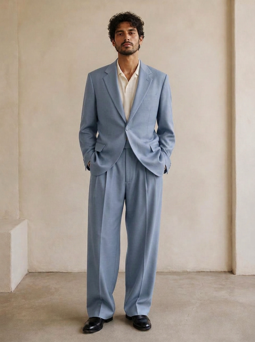 UNSTRCT suit in Soft Blue